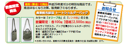 限定バッグ社協だより掲載